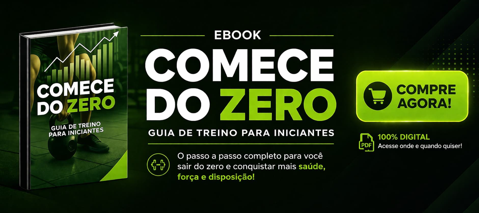 Ebook Comece do Zero - Guia de Treino para Iniciantes